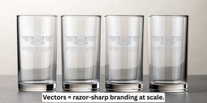 Why Glass Engraving Suppliers Need High-Quality Vector Files? - Cre8iveskill